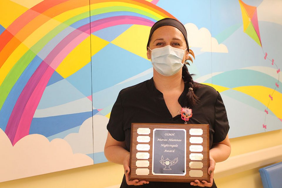 Paediatric Oncology Nurse wins 2021 OSMH Nightingale Award