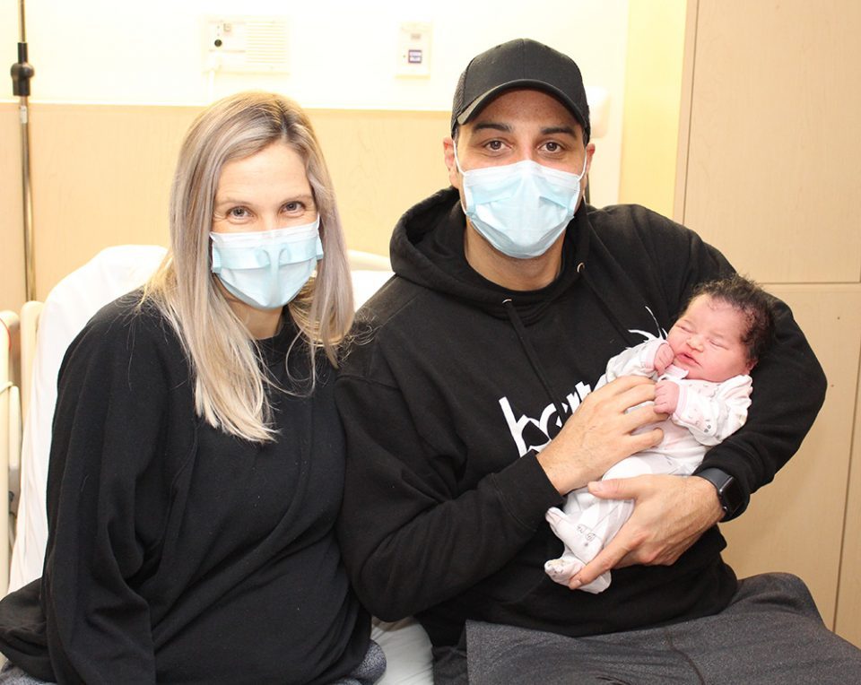 Kennedy Lynn Marsh is Orillia’s New Year’s Baby for 2022!