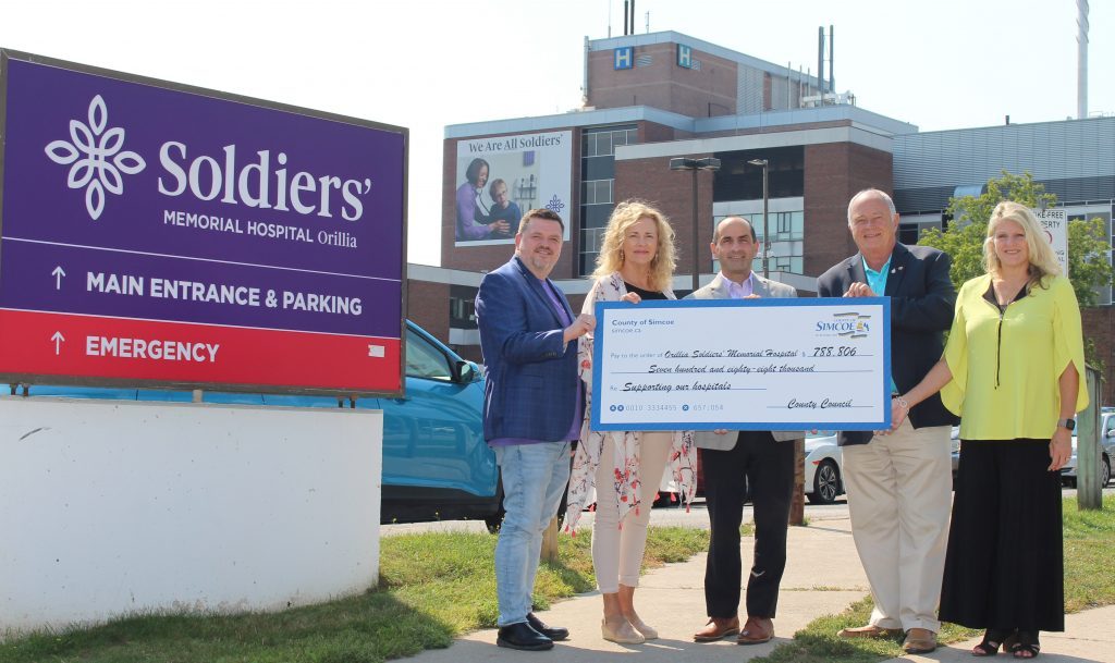 County of Simcoe donation supports CT scanner project at Orillia