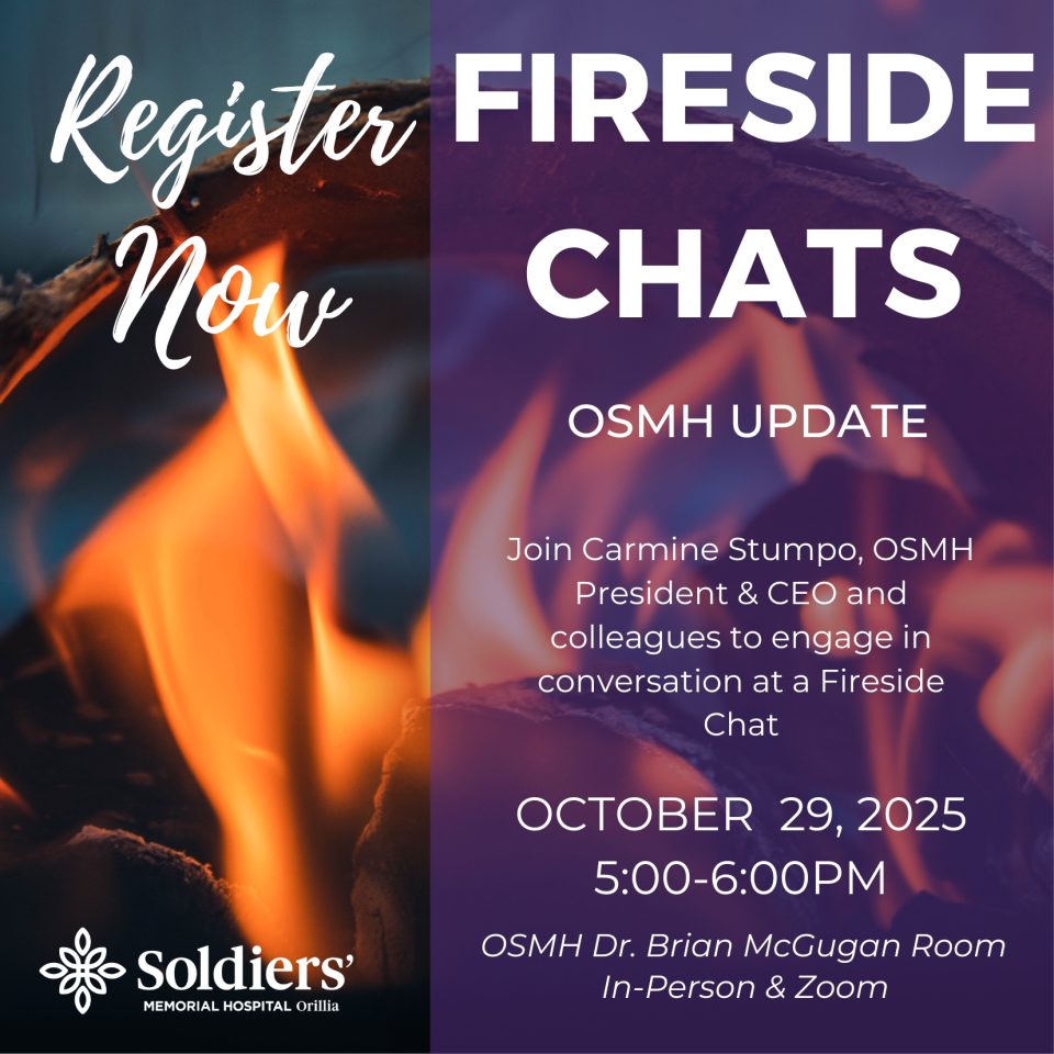 OSMH hosting Fireside Chat October 29th