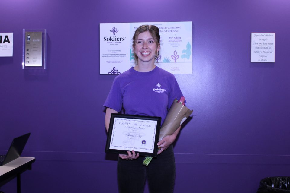 Soldiers’ 1 Nurse wins 2024 OSMH Nightingale Award