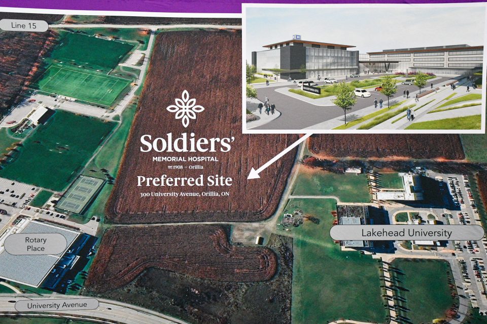 Lakehead University selected as preferred site for new Orillia hospital