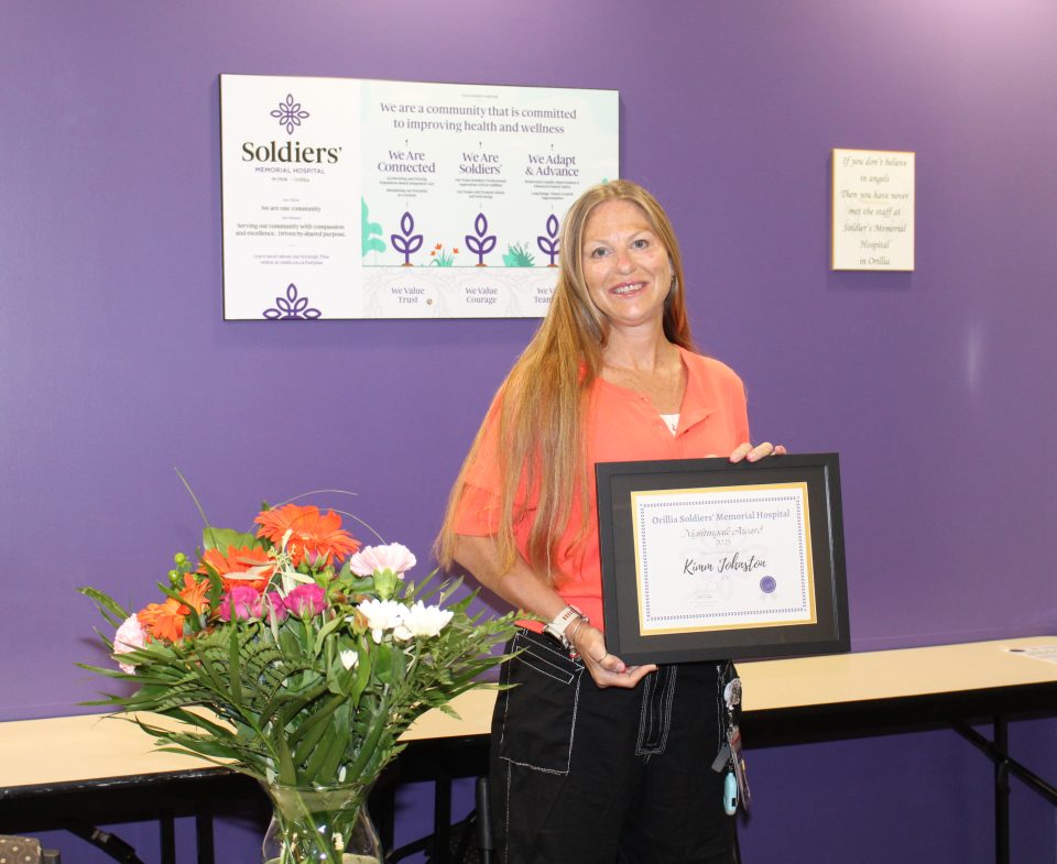 Inpatient Surgical Unit Nurse wins 2025 OSMH Nightingale Award for embodying both the art and science of Nursing.